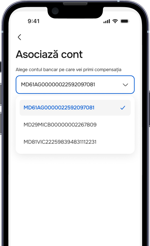 Conectarea contului bancar